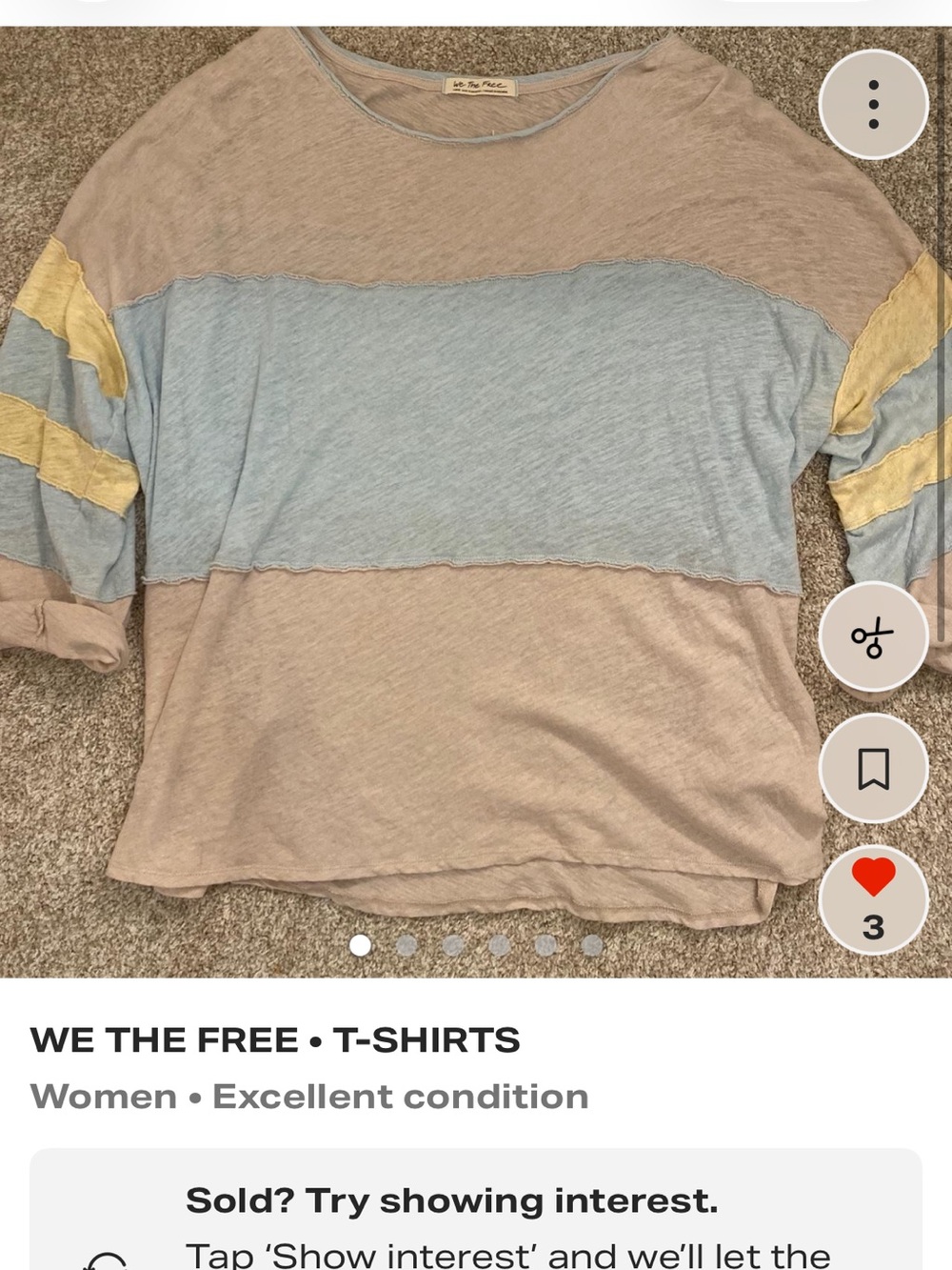 ISO WE THE FREE BOBBI TEE